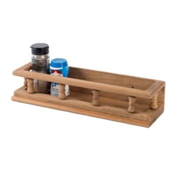 Solid Teak Spice Rack