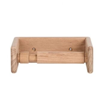 Teak Toilet Paper Holder