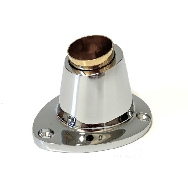 Chrome Brass Flag Pole Socket