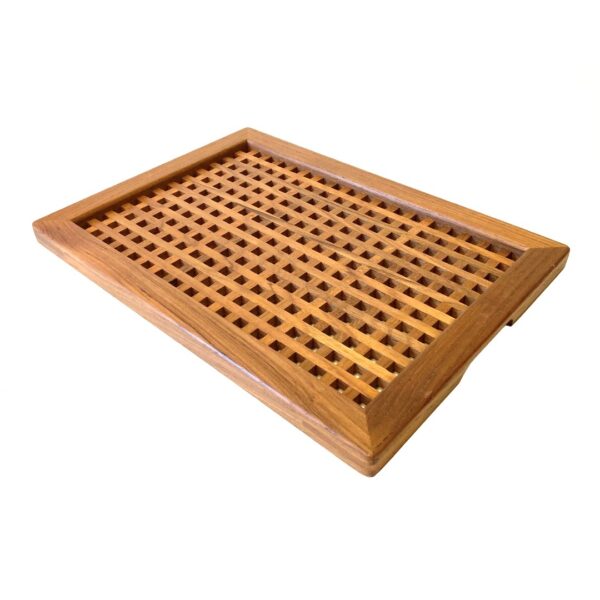 Solid Teak Grating Tray