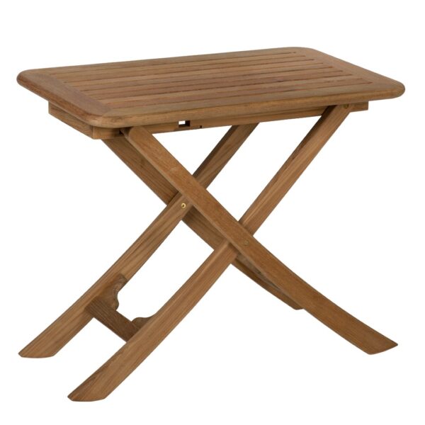 Solid Teak Folding Table Un-Oiled - Soleil 2