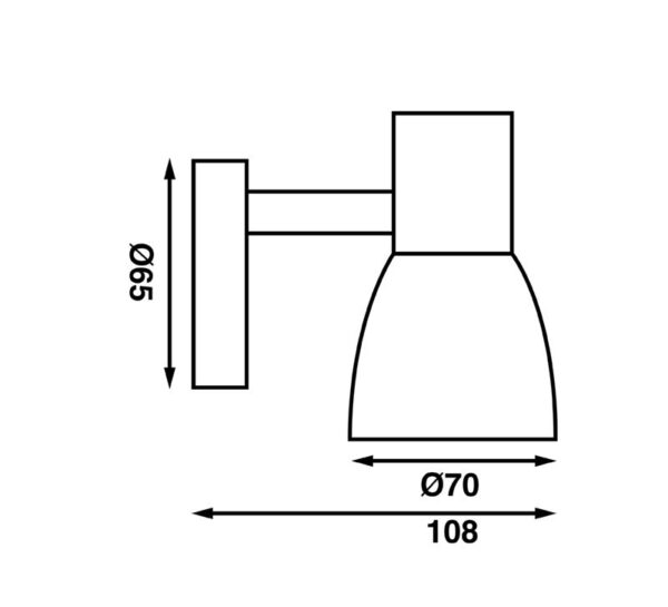 14 LR3USB LED Reading Light Dimensions e1638454542914