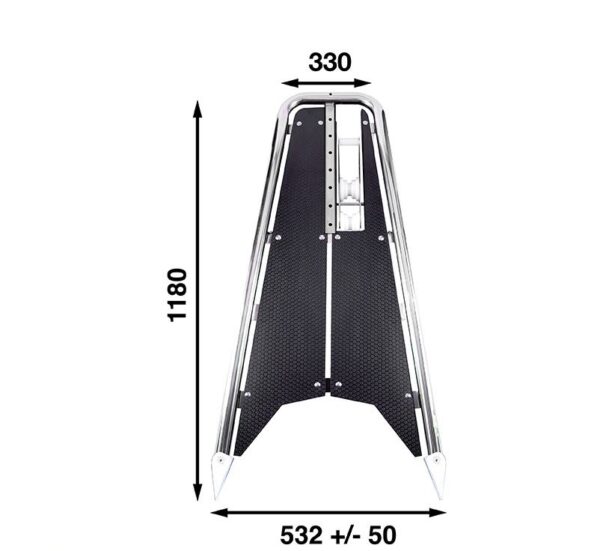 Blackline Performance Bowsprit with Anchor Roller 32-42ft