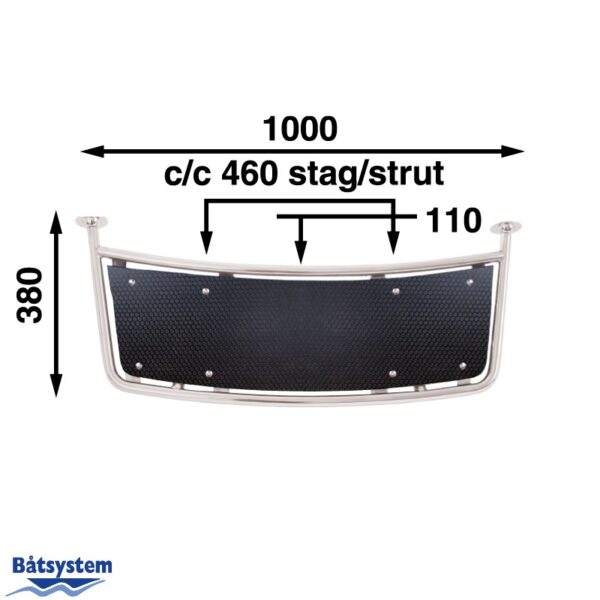 blackline stern platform for sailing yachts