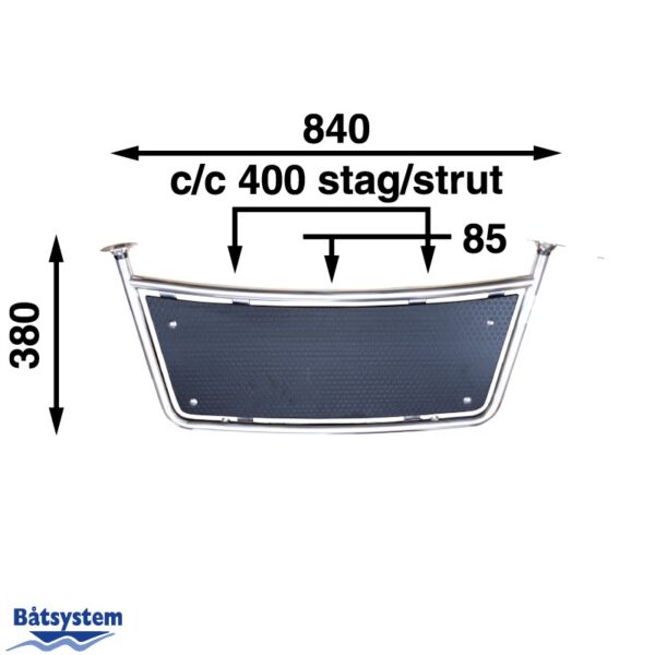 blackline stern platform for sailing yachts