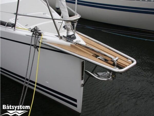 Solid Teak Sailing Yacht Bowsprit 36-47 feet with Anchor Roller