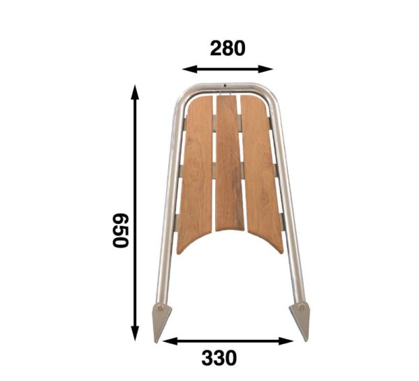 Solid Teak Sailing Yacht Bowsprit 18-28ft Measurement