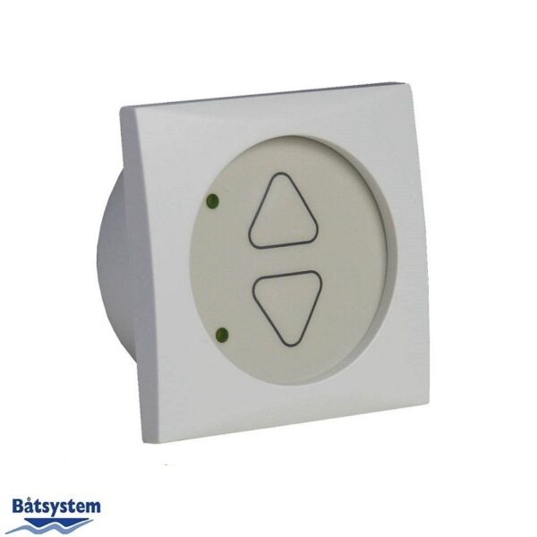 Touch dimmer in white