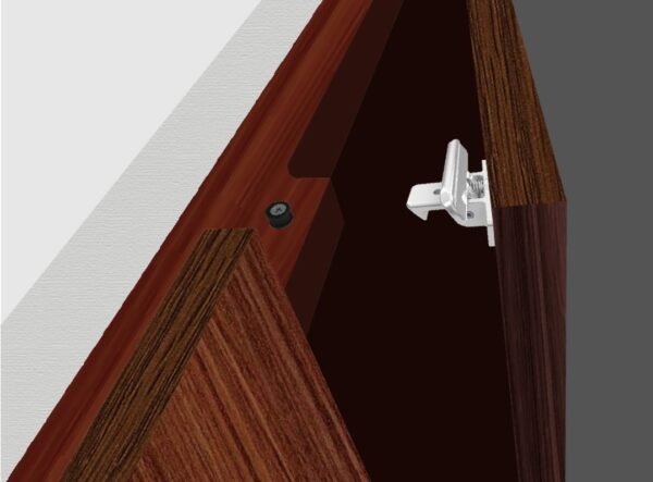 0607487 Cabinet Paddle Latch in use 3