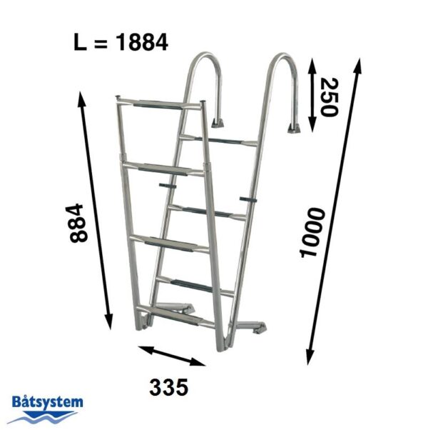 7 step bathing ladder